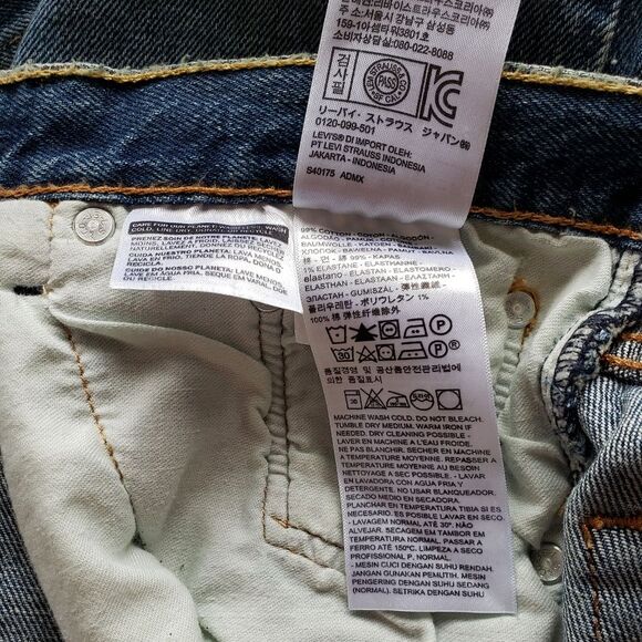 Levi's 511 Men's Distressed Jeans 33 x 30 - Picture 10 of 11